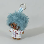 Cartoon Mix Animal Doll Keychain - Haze Blue&Brown Skin