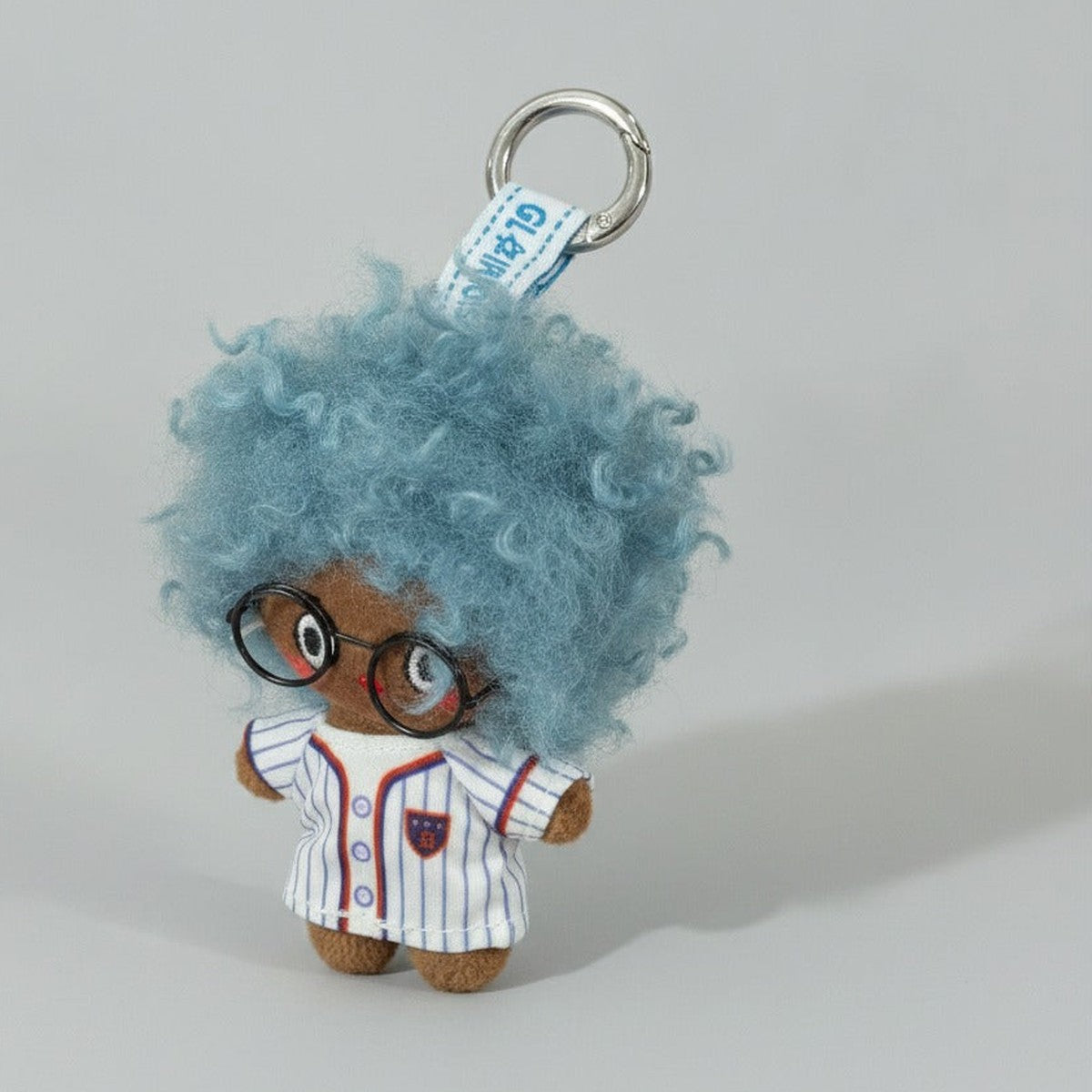 Cartoon Mix Animal Doll Keychain - Haze Blue&Brown Skin