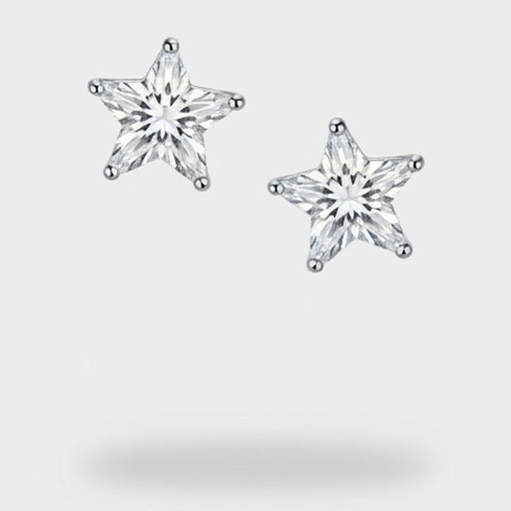 Star Rhinestone Crystal Stud Earrings – jewelry (view 1)
