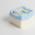 Fluffy Cake Slice Squishy - Blue