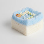 Fluffy Cake Slice Squishy - Blue