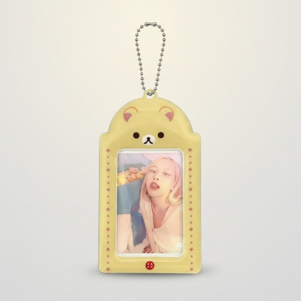Cute Bear K-Pop Photocard Holder – novelty & toys (view 1)