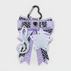Dreamy Star Bow Bag Charm - Purple