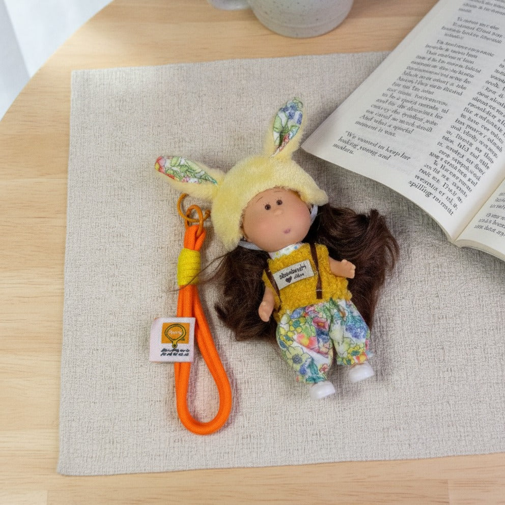 Mini Doll Keychain With Strap - Type 4