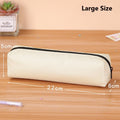 Simple and portable pencil case for elementary school students - Beige