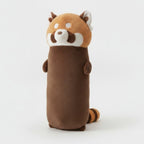 Raccoon Long Plush Pillow - Brown