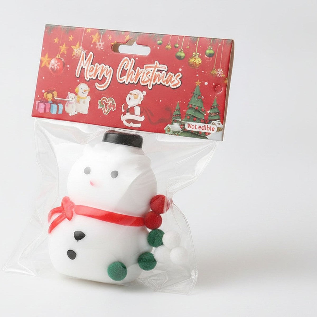 Merry Snowman Squishy Buddy