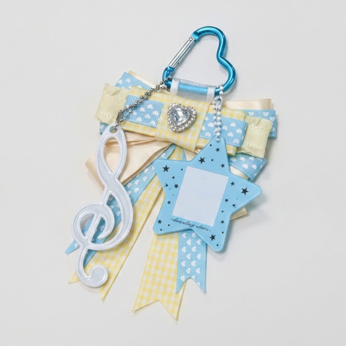 Dreamy Star Bow Bag Charm - Yellow