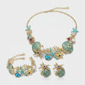 Turquoise Starfish Pearl Shell Jewelry Set (view 1)