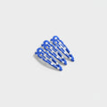 Polka Dot Teardrop Hair Clips Set Blue Polka Dot