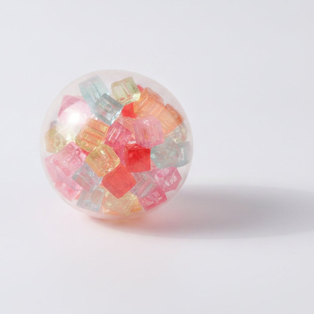 Colorful Ice Block Squishy Ball - Candy Mix