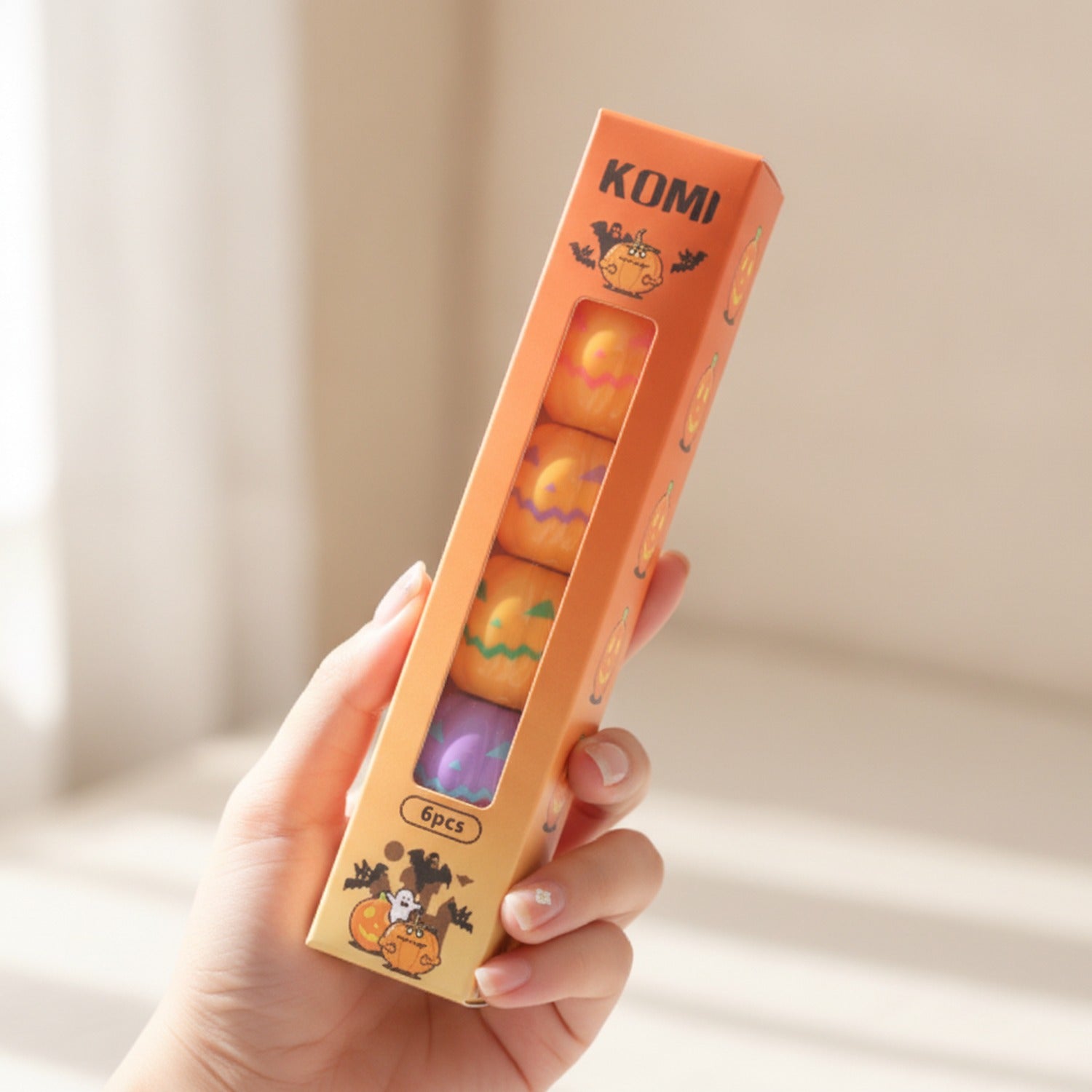 Cute Bunny Gel Pen Set Pumpkin