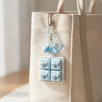 Cute Critter Keychain Set - Blue Elephant