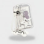 White Paw Star Bone Card Holder Keychain – novelty & toys (view 1)