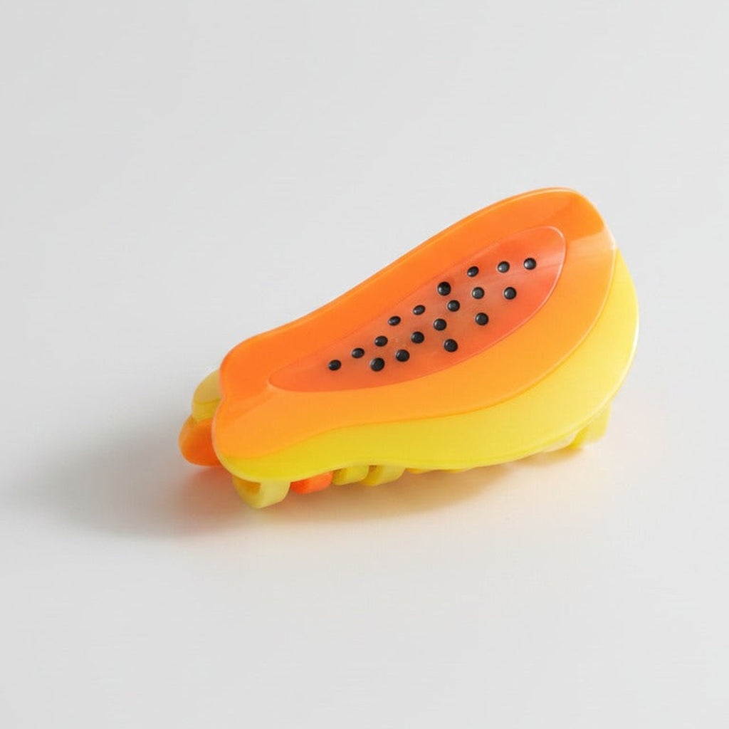 Cherry Dual Claw Hair Clip - Pawpaw
