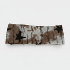 Camo Star Knit Hairband Brown – hair accessories (view 1)