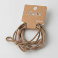 Textured Rope Hair Ties Brown Set – hair accessories (view 1)