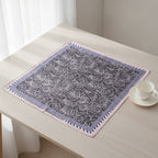 Rose Garden Silk Scarf - Mauve Rose