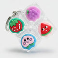 Tiny Fruit Keycap Charm Keychain