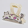 Colorful Spotted Cat Hair Claw Clip – hair accessories (view 1)