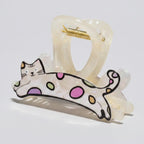 Colorful Spotted Cat Hair Claw Clip – hair accessories (view 1)