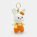 Mini Crochet Keychain DIY Kit - Overalls Bunny