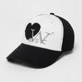 Heart Baseball Cap - Black – apparel accessories (view 1)