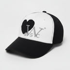 Heart Baseball Cap - Black – apparel accessories (view 1)
