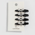 Rhinestone Clip Hair Pin Set - Bow Rhinestone – hair accessories (view 1)