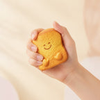 Bread Loaf Squishy - Dragon Cat Bread - squeeze in hand