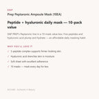 SNP Prep Peptaronic Ampoule Mask (10EA) – sheet mask (view 1)