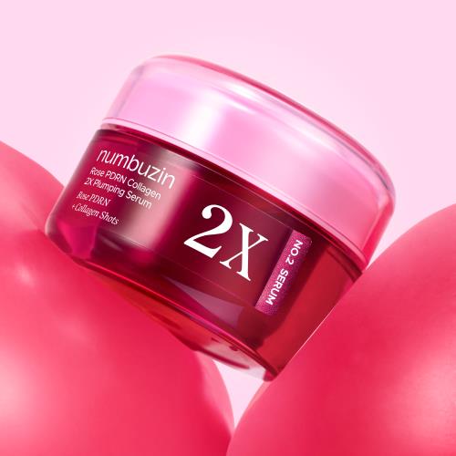 Numbuzin No.2 Rose PDRN Collagen 2X Plumping Serum 30ml – Korean skincare