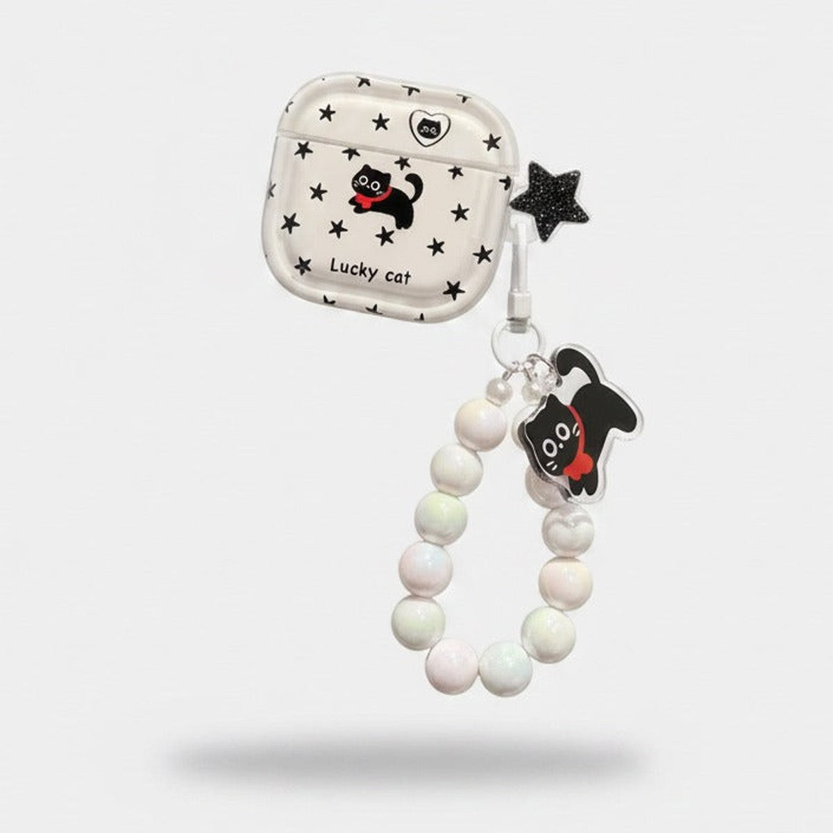 Lucky Cat Star AirPods Case - Stars & Cat (for AirPods Pro 2)