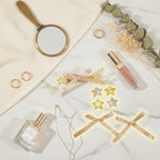 Butterfly & Star Hair Clip Set Yellow