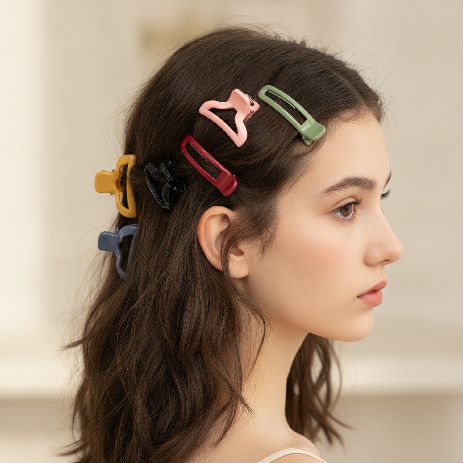 Mini Claw Hair Clips Set Type 2