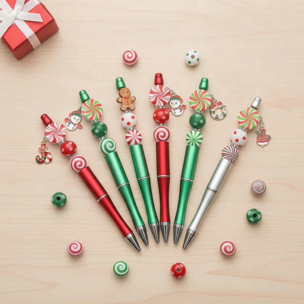 Holiday Charm Pen & Charm Set - Holiday Assort