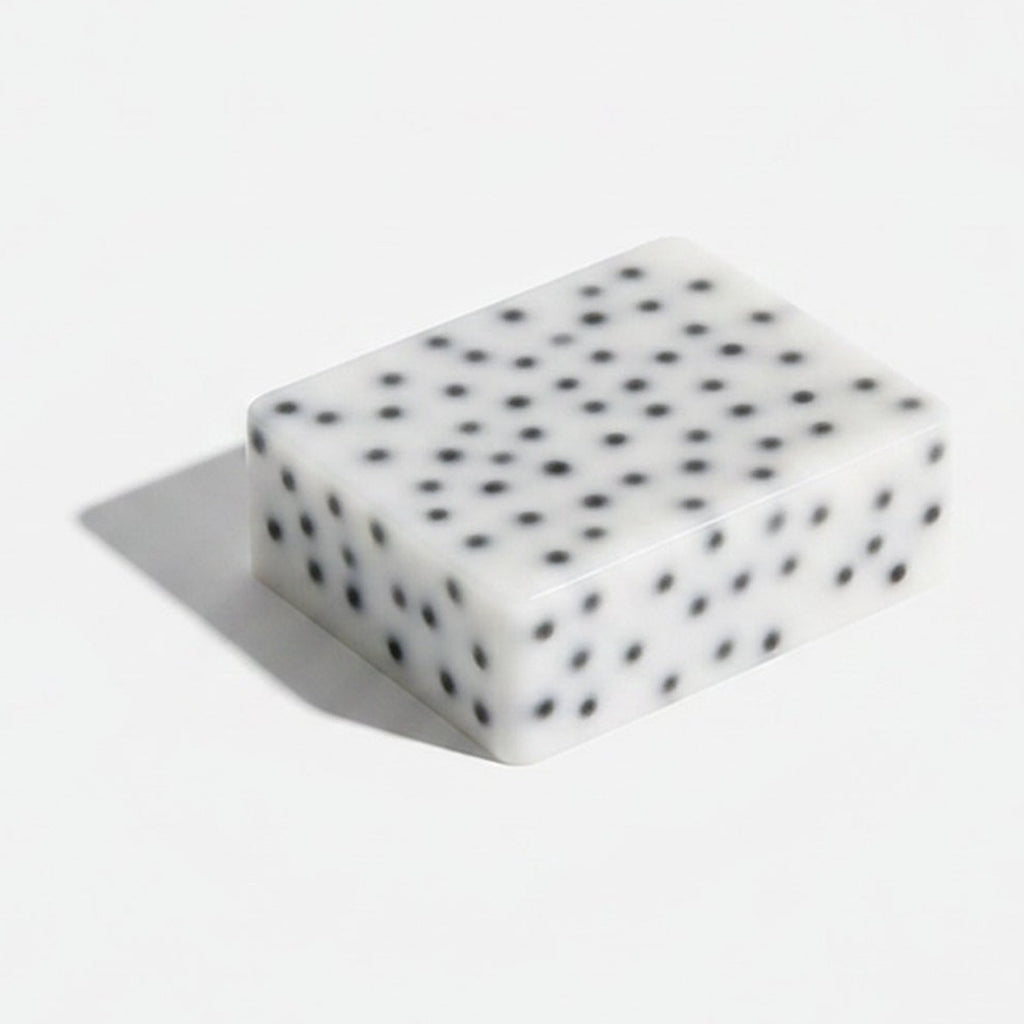 Dice Bead Squishy Toy - White