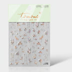Fairy Ballet Nail Art Stickers With Crystals – Korean nail care (view 1)