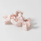 Blush Silk Bow Hair Claw Clip – hair accessories (view 1)