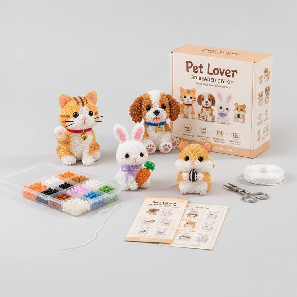Sparkly Beaded Bird Craft Set - Pet Lover