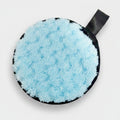 Light Blue Fluffy Makeup Remover Pads With Strap – Korean beauty tool (view 1)