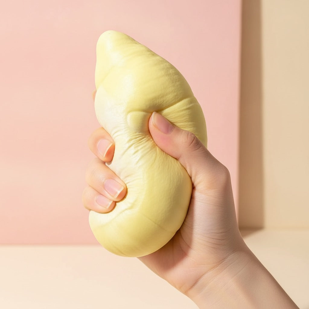 Squishy Bread Collection - Croissant - squeeze in hand
