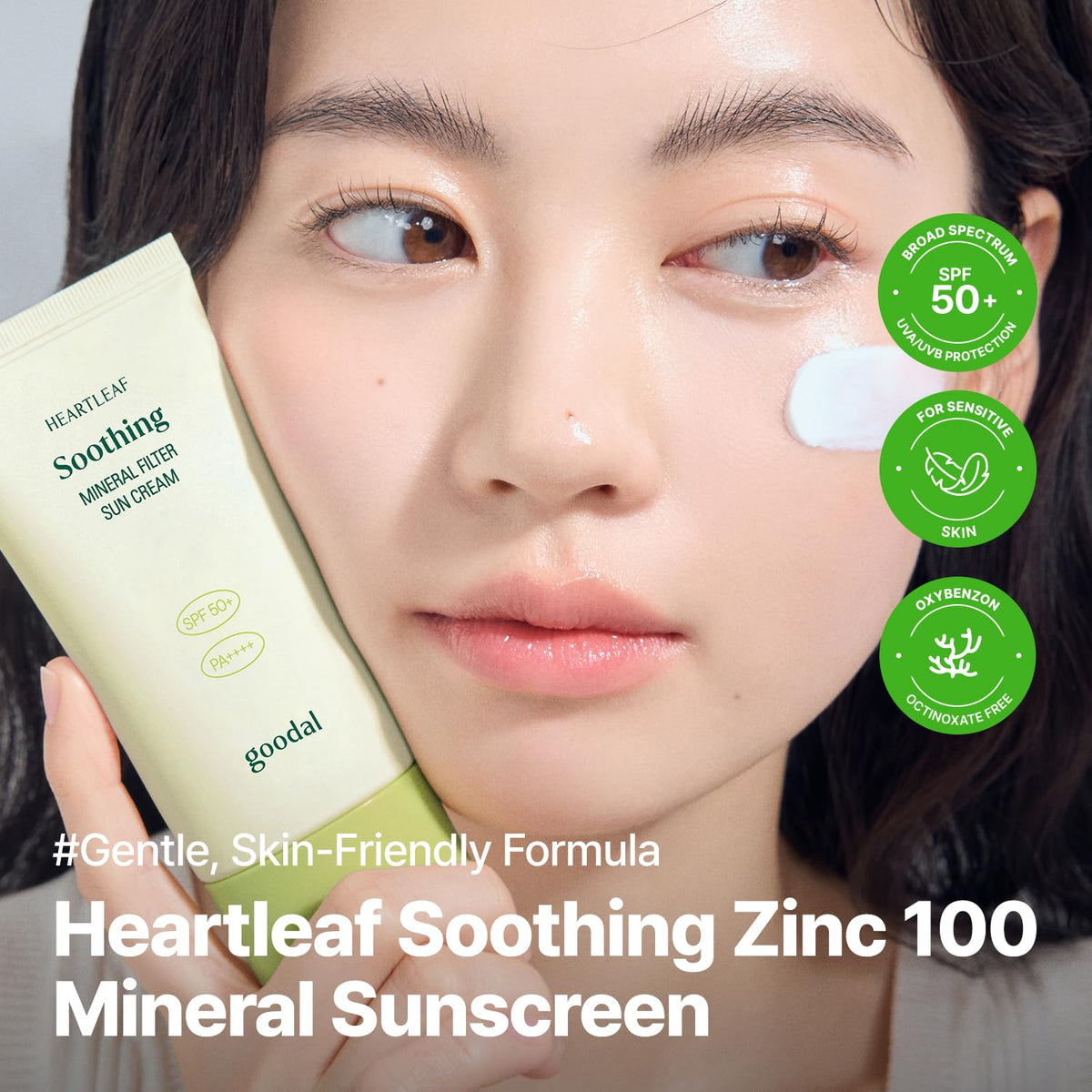 Heartleaf Soothing Zinc 100 Mineral Sunscreen SPF50 50ml