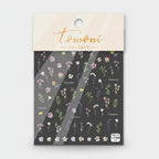 Floral Nail Art Sticker Sheet Summer Flowers – Korean nail care (view 1)