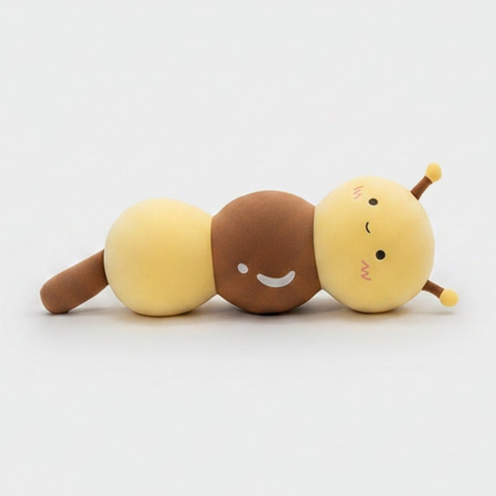 Cute Yellow and Brown Dango Plush Toy – novelty & toys (view 1)