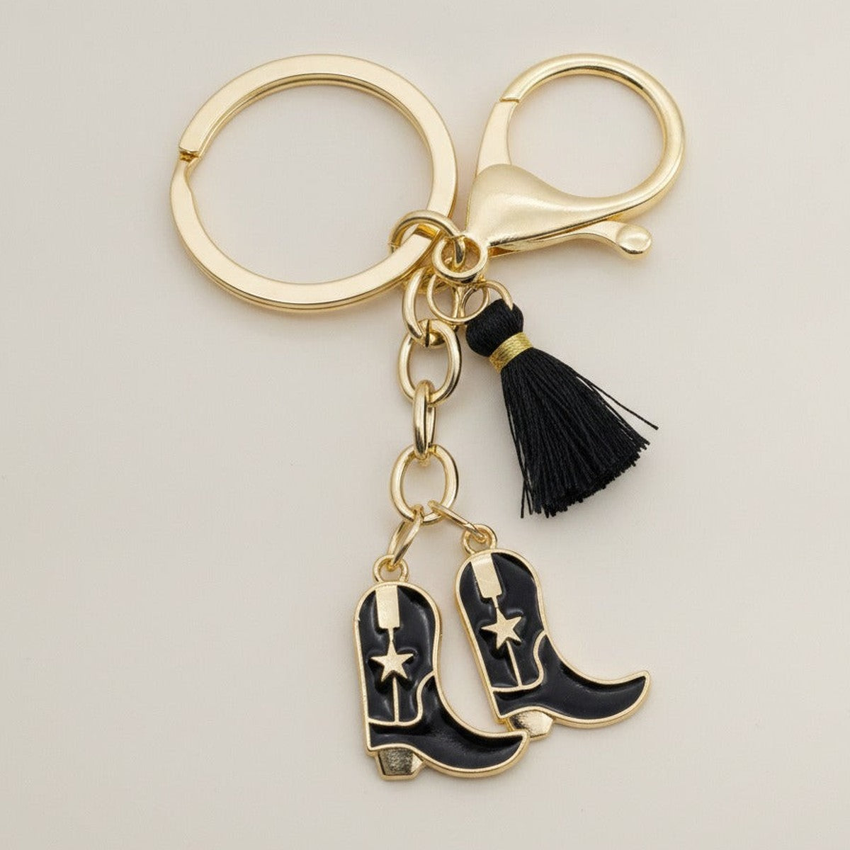 Cowboy Boot Tassel Keychain – bags & wallets (view 1)