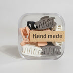 Hand Made Minimalist Hair Claw Clips Set – hair accessories (view 1)