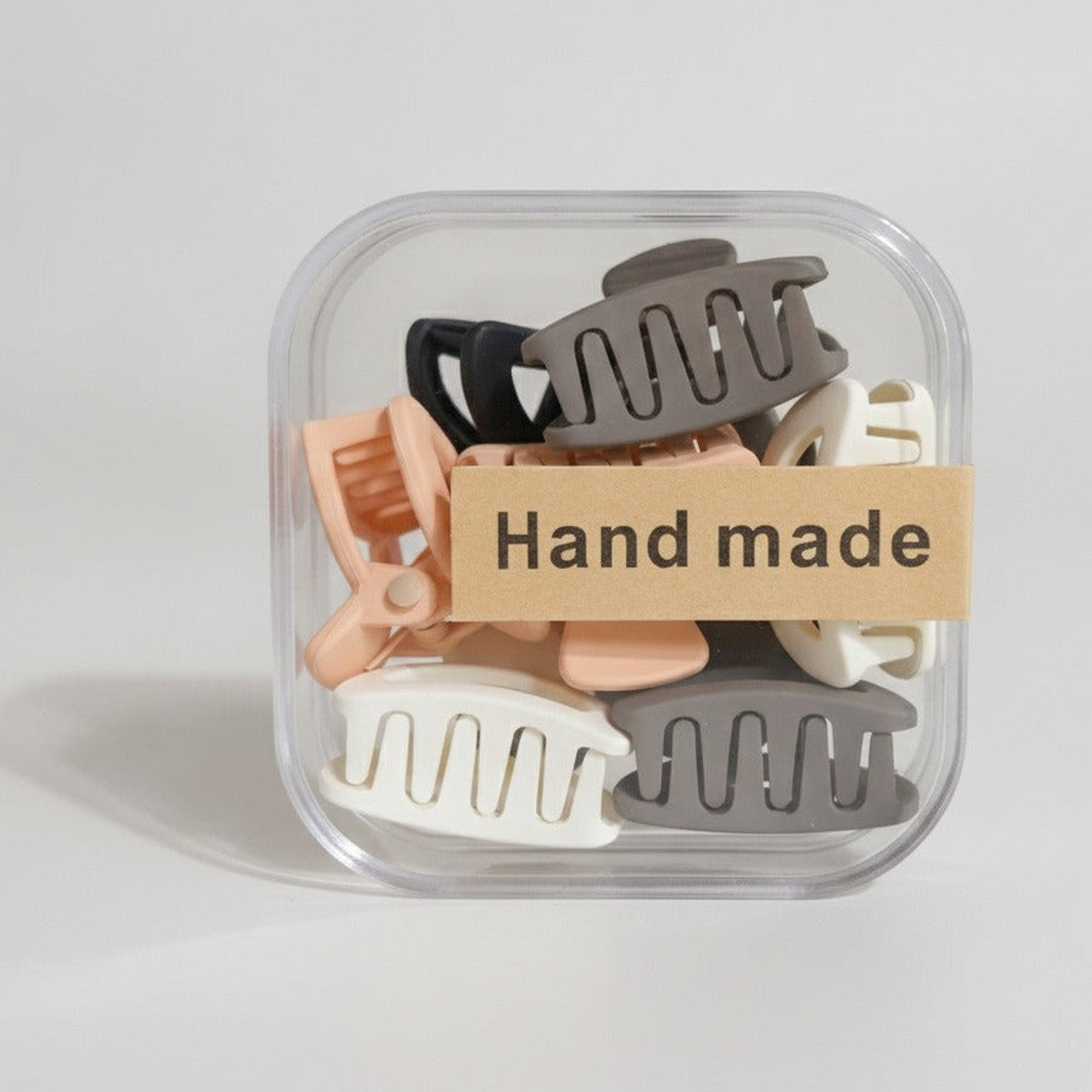 Hand Made Minimalist Hair Claw Clips Set – hair accessories (view 1)