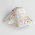 Striped Pastel Hair Claw Clip With Bow – hair accessories (view 1)