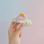 Shell Textured Hair Claw - Iridescent Shell